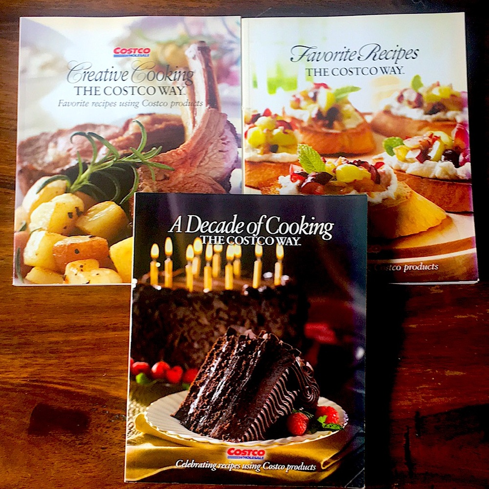 COSTCO Set of 3 Cooking the Costco Way Series softcover Cookbooks decade